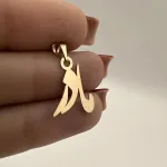 عکس پلاک لیزری طلا طرح مادر زنانه و دخترانه با وزن پایین