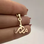 عکس مدل پلاک طلا لیزری طرح مادر زنانه و دخترانه شیک و جدید زیر یک گرم و سبک