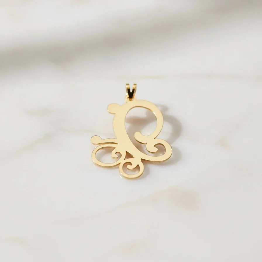 پلاک طلا لیزری طرح پروانه زنانه و دخترانه کد 2313 SF