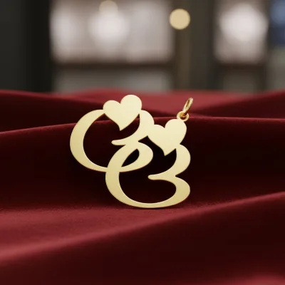 خرید پلاک لیزری طلا نوزاد طرح نی نی دختر و پسر شیک و جذاب