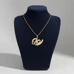 عکس پلاک لیزری طلا طرح اسم امیر زیبا و لوکس