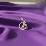 عکس پلاک طلا لیزری طرح مادرم لوکس و جذاب