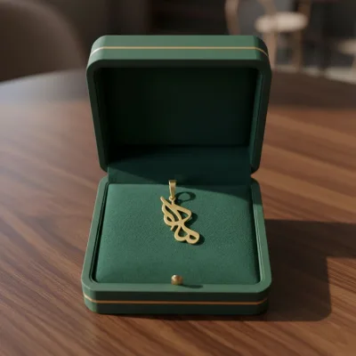 قیمت پلاک طلا لیزری طرح مادر 18 عیار و شیک