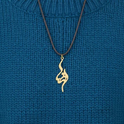 عکس پلاک طلا لیزری اسم رضا مینیمال و 18 عیار