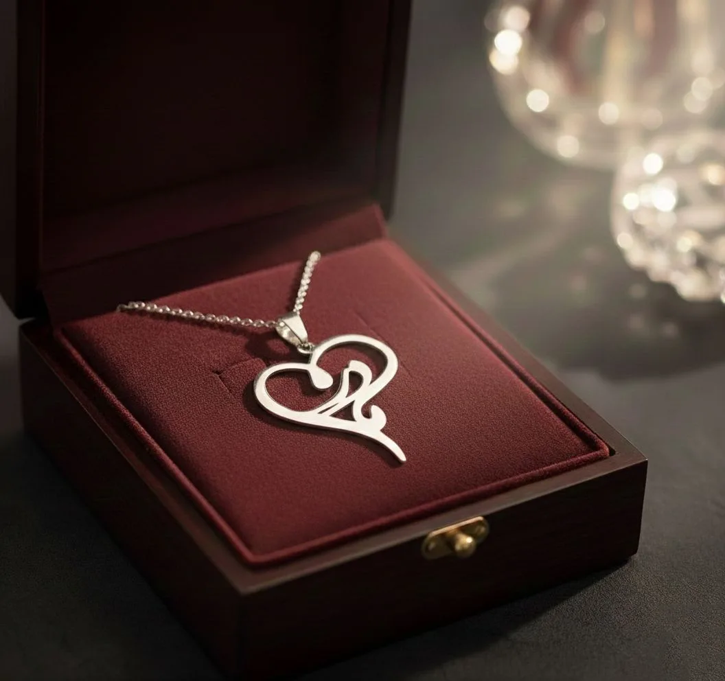 پلاک طلا لیزری طرح مادر و قلب کد 2450 SF