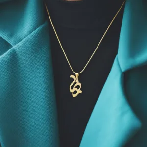 خرید پلاک طلا لیزری اسم رضا لوکس و مینیمال