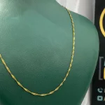 خرید زنجیر طلا دیسکو دست دوم و بدون اجرت زنانه و دخترانه