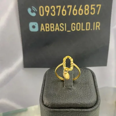 قیمت انگشتر طلا مینیمال زنانه و دخترانه 18 عیار زیر 1 گرم