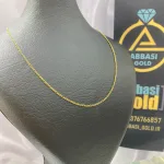 خرید زنجیر طلا فیگارو دست دوم و بدون اجرت زنانه و دخترانه ظریف