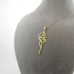 عکس مدل پلاک طلا لیزری اسم فارسی مریم فارسی با وزن کم