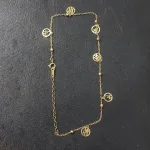 خرید دستبند و پابند طلا دست دوم و بدون اجرت زنانه و دخترانه 18 عیار