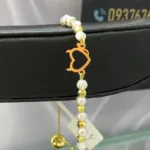 خرید دستبند طلا و استیل طرح قلب زنانه و دخترانه ظریف و مینیمال
