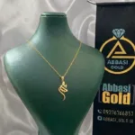 قیمت پلاک طلا لوگوتایپ اسم محسن 18 عیار مینیمال و شیک زیر 1 گرم