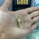 خرید سنجاق سر طلا کیتی فانتزی و مینیمال دخترانه و بچگانه 18 عیار سبک