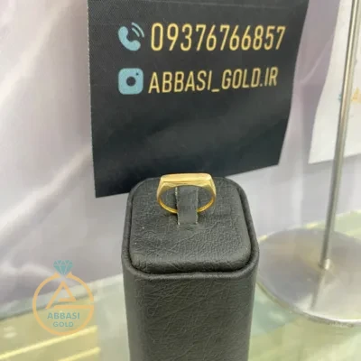 قیمت انگشتر طلا ‌مینیمال و ساده زنانه و دخترانه 18 عیار زیر 1 گرم