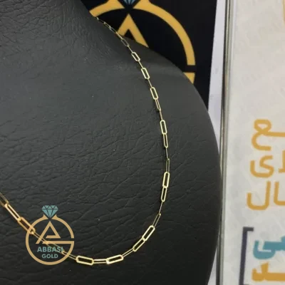 قیمت زنجیر طلا طرح هرمس زنانه و دخترانه ظریف و شیک زیر یک گرم