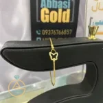 خرید دستبند طلا بنگل پروانه زنانه و دخترانه فانتزی 18 عیار حدود 2 گرم