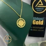 خرید پلاک طلا ورساچ بدون اجرت زنانه و دخترانه دست دوم 18 عیار شیک