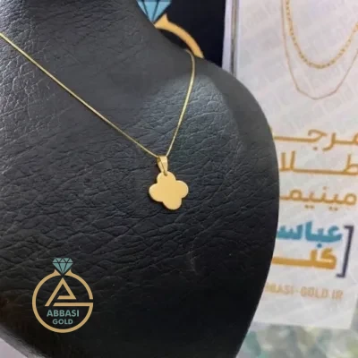 عکس مدل پلاک طلا ونکلیف توپر زنانه و دخترانه 18 عیار زیر یک گرم