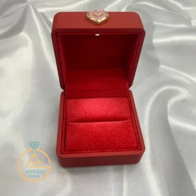قیمت جعبه جواهر چراغدار لوکس قرمز شیک و جدید