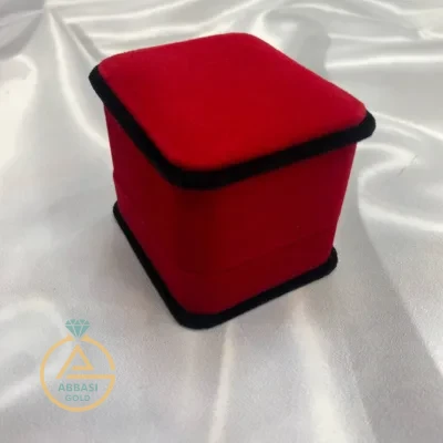 خرید جعبه جواهر فانتزی مخمل قرمز شیک و جدید