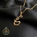 خرید پلاک طلا هیچ با فونت خاص زنانه و مردانه 18 عیار
