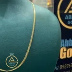 خرید زنجیر طلا بدون اجرت و دست دوم زنانه و دخترانه 3 گرمی