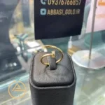 قیمت انگشتر طلا بنگل میخی زنانه و دخترانه مد سال و فانتزی یک گرمی 18 عیار